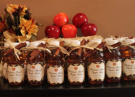 fall themed wedding shower favors|More.